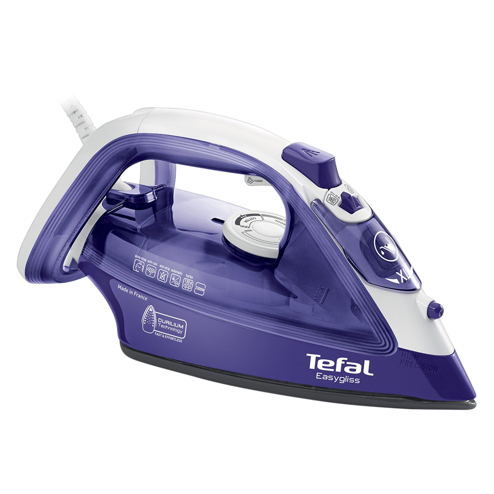 Bàn Ủi Hơi Nước TEFAL FV3930 - Tím Trắng - Hàng Chính Hãng